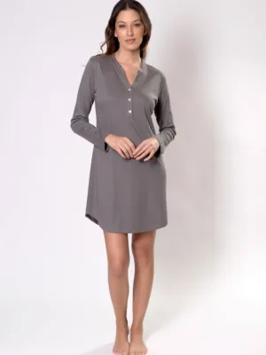 Abbie Long Sleeve Nightgown Prueba